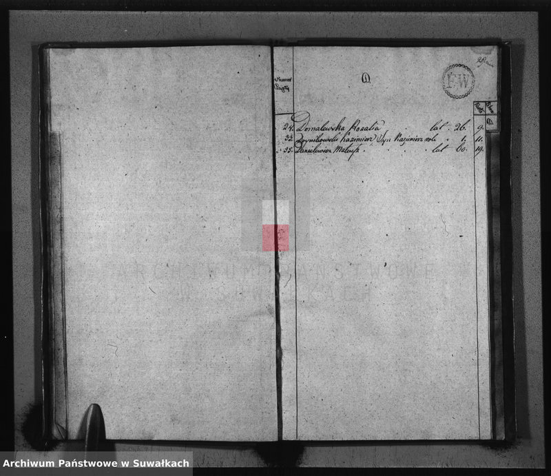 image.from.unit.number "Akta Urzędnika Stanu Cywilnego Gminy Jeleniewskiey Umarłych od Dnia 1-o Stycznia 1815. do ostatniego Grudnia tegoż Roku."