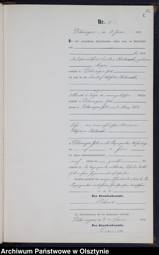 image.from.unit.number "Sterbe-Neben-Register Nr 1 - 21"