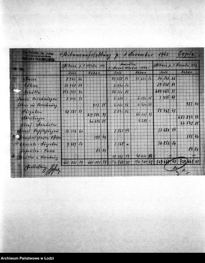 Obraz 4 z jednostki "Bilanzen [Bilanse miesięczne]"