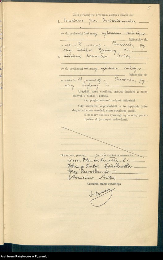 Obraz 7 z jednostki "Księga miejscowa małżeństw tom II [Rejestr główny małżeństw]"