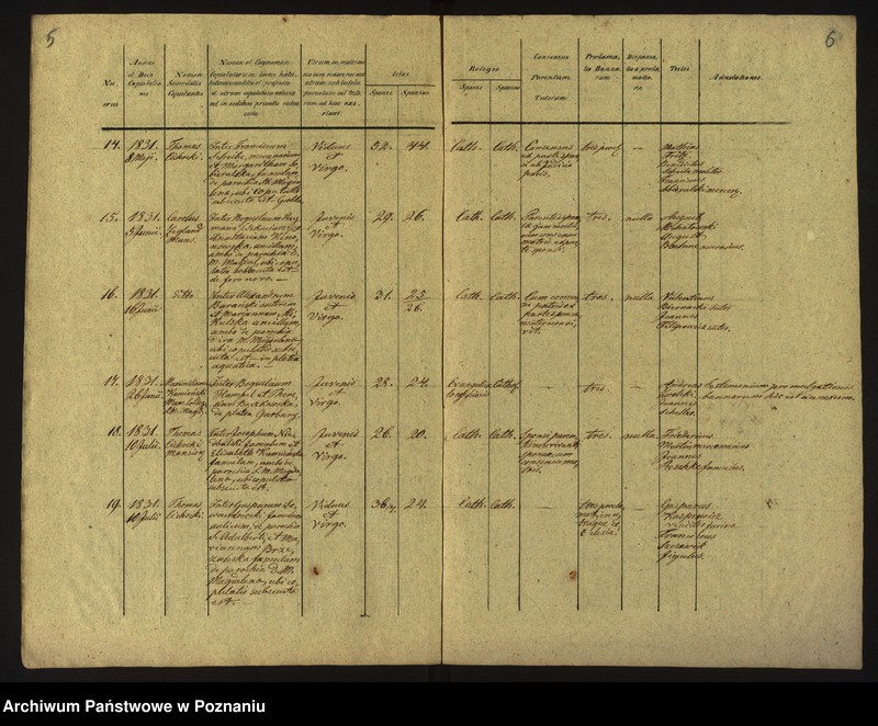 Obraz 6 z jednostki "Księga małżeństw"