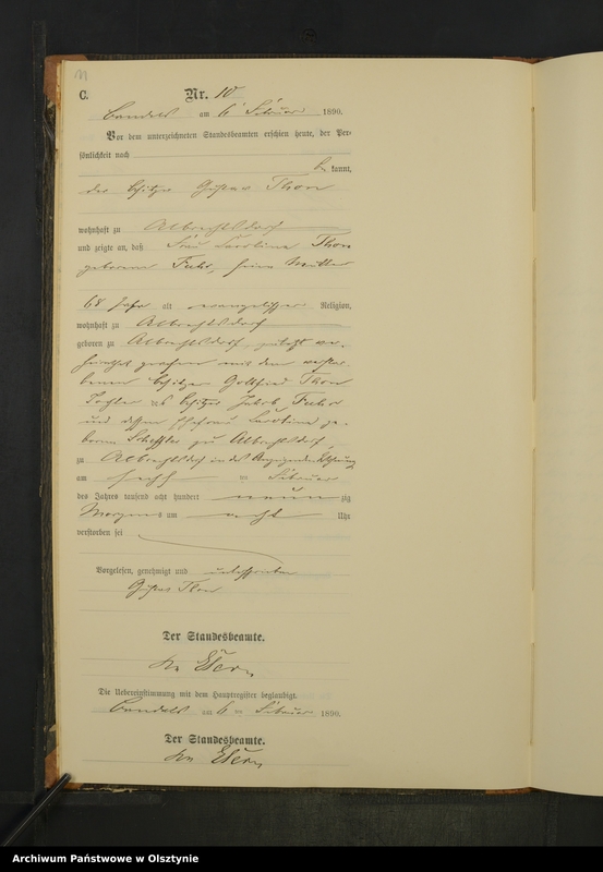 image.from.unit.number "Sterbe-Neben-Register Nr 1 - 33"