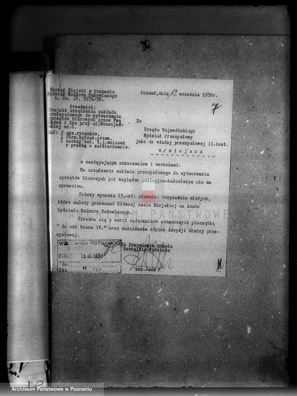 image.from.unit.number "Projekt urządzenia wytwórni sprzętów biurowych w Poznaniu ul. Wenecjańska 6 Skóra i Spółka"