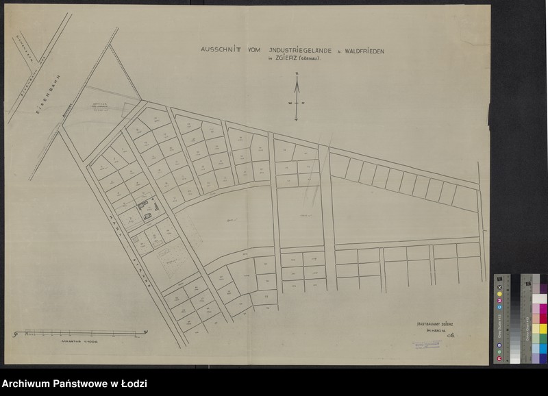 Obraz 1 z jednostki "Ausschnitt vom Industriegelände b. Waldfrieden in Zgierz (Görnau)"