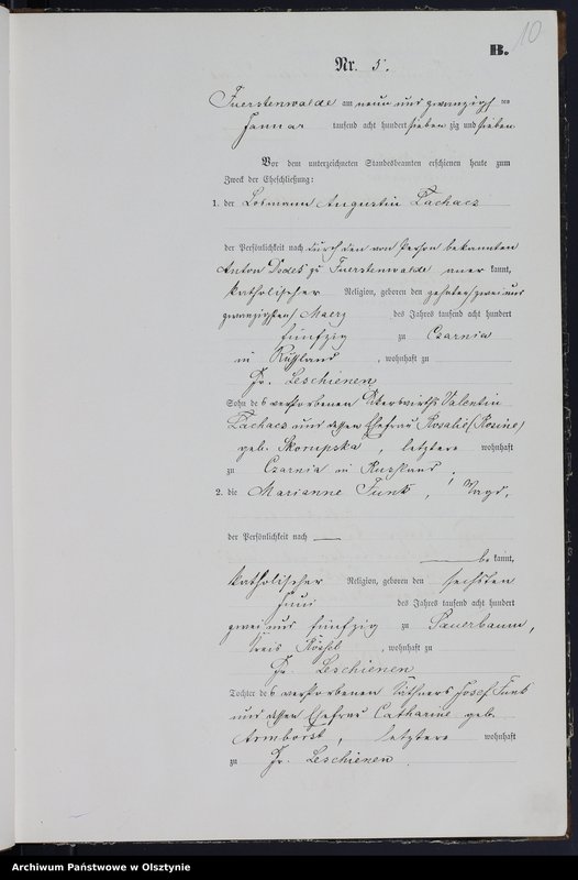 image.from.team "Urząd Stanu Cywilnego w Księżym Lasku pow. szczycieński"