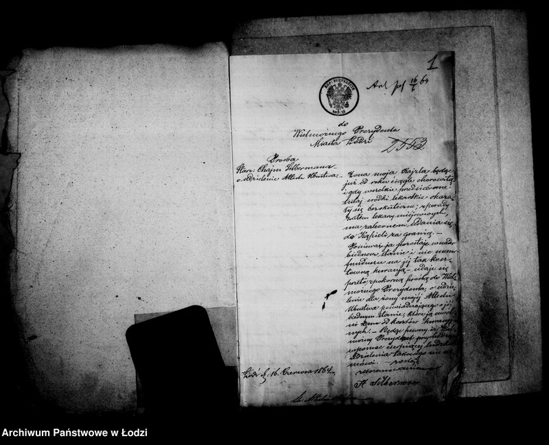 Obraz 6 z jednostki "Akta w przedmiocie attestów ubóstwa"