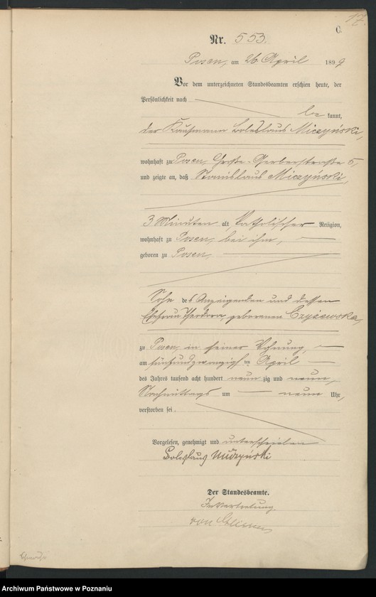 Obraz 20 z jednostki "Księga zgonów t. II"