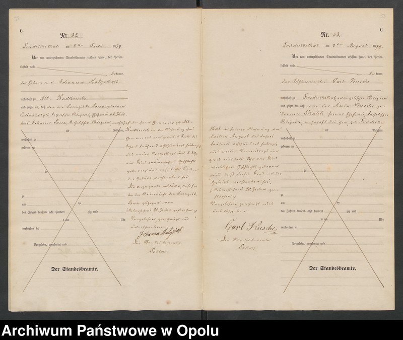 image.from.unit.number "Sterbe-Haupt-Register des Standesamts Alt Budkowitz pro 1879"