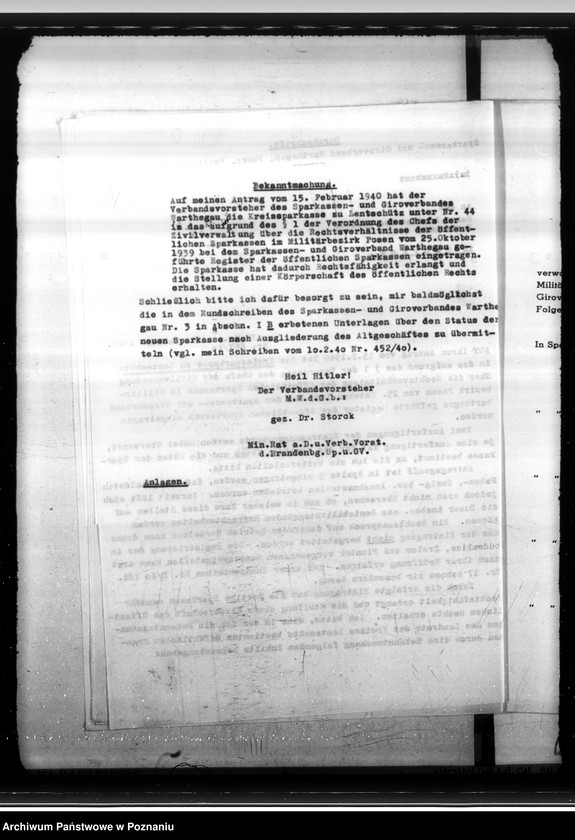 Obraz 19 z jednostki "Sparkassen und Giroverband Wartheland"