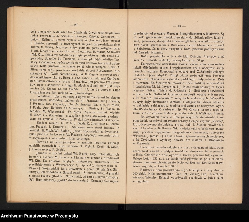 image.from.unit.number "Sprawozdanie Dyrekcji Państw[owego] Gimnazjum im. króla Kazimierza Wielkiego w Bochni za rok szkolny 1929/30"