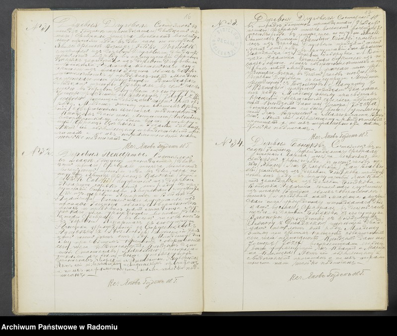 Obraz 10 z jednostki "[Duplikat akt urodzonych, zaślubionych i zmarłych parafii Goszczyn za 1883 r.]"