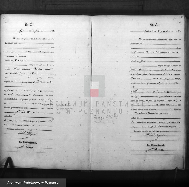 Obraz 3 z jednostki "Księga urodzeń t. I"