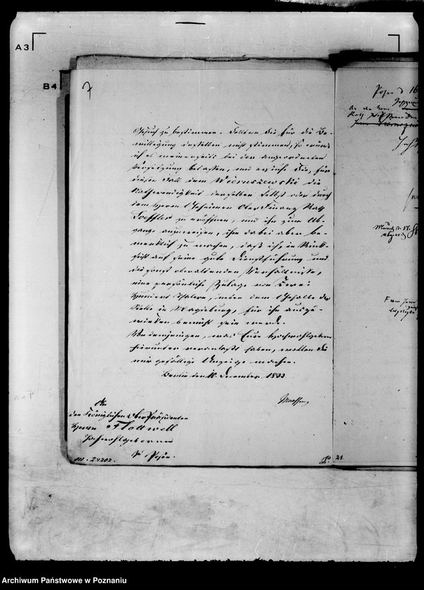 Obraz 12 z jednostki "Personalia des Regierungssekretärs Herrn Wieruszewski."