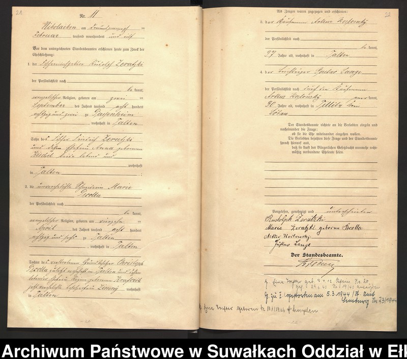 image.from.unit.number "Heirats=Haupt=Register des Königlichen Preussischen Stande-Amtes Nikolaiken Kreis Sensburg"