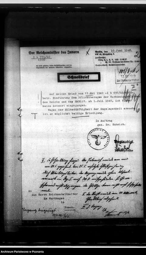 Obraz 6 z jednostki "Przepisy i korespondencja w sprawie dzienników urzędowych, ksiąg adresowanych itp.."