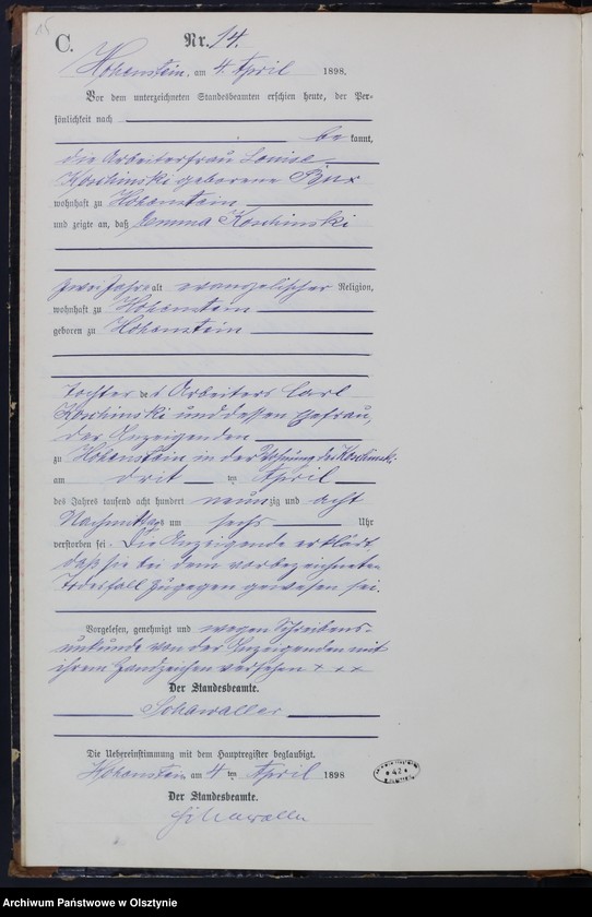 image.from.unit.number "Sterbe-Neben-Register Nr 1 - 58"