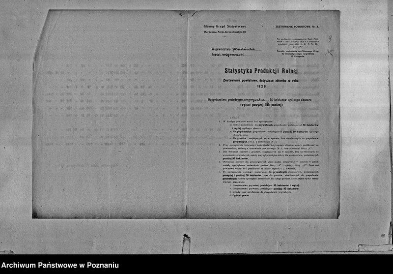 Obraz 11 z jednostki "/Statystyka produkcji rolnej - zestawienie powiatowe - Wągrowiec"