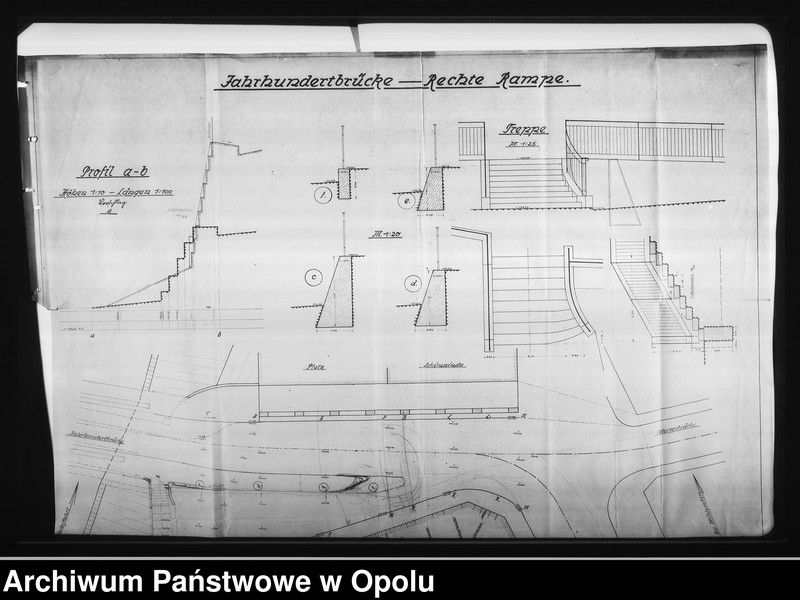 Obraz 16 z jednostki "[Budowa mostu "Stulecia" - Jahrhundertbrücke - korespondencja, rysunki techniczne]"