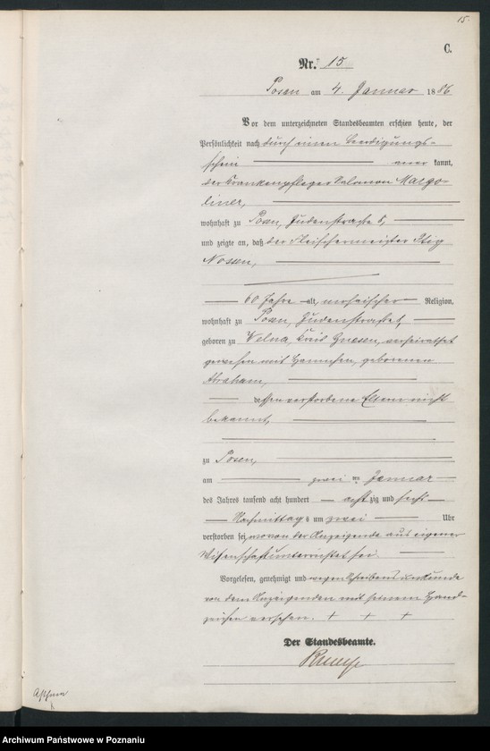 Obraz 18 z jednostki "Księga zgonów t. I"