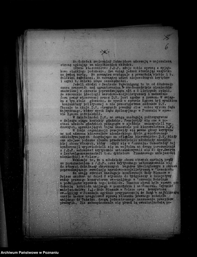 Obraz 10 z jednostki "Sprawozdania z życia mniejszości narodowych za czas od 1 stycznia do 30 kwietnia 1938 r."