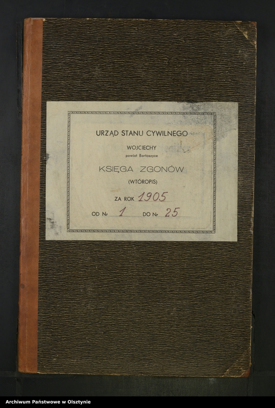 image.from.unit.number "Sterbe-Neben-Register Nr 1 - 25"