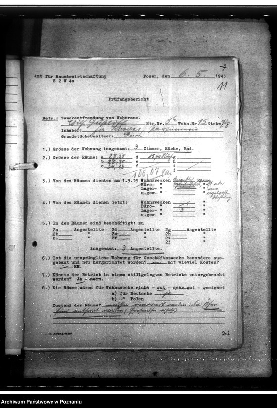 Obraz 15 z jednostki "Freimachung von zweckentfremdeten Wohnungen"