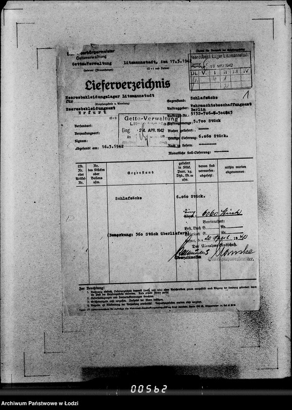 Obraz 5 z jednostki "706 Schlafsäcke. Auslieferung"