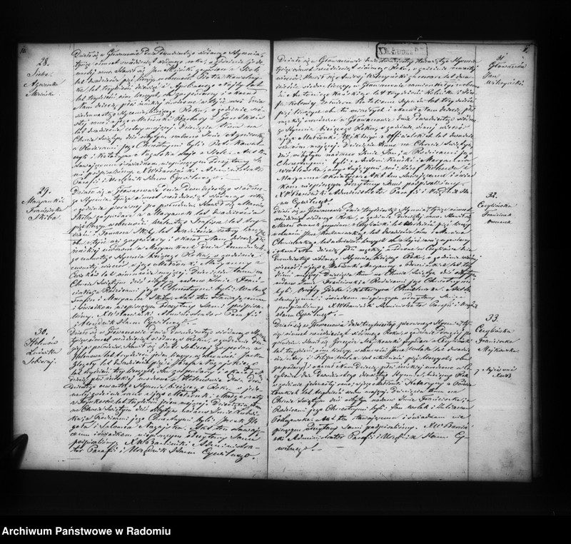 image.from.unit.number "Duplikat akt religijno cywilnych urodzonych, zaślubionych i zmarłych w parafii Głowaczów dekanacie i okręgu kozienickim w roku 1867"