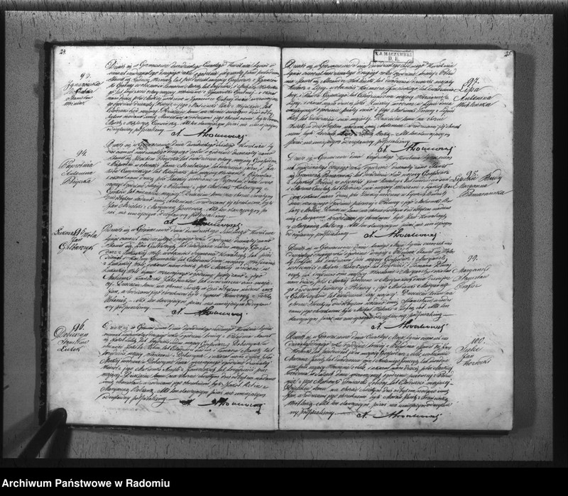 image.from.unit.number "Duplikat akt religijno cywilnych urodzonych, zaślubionych i zmarłych w parafii Głowaczów na rok 1862"