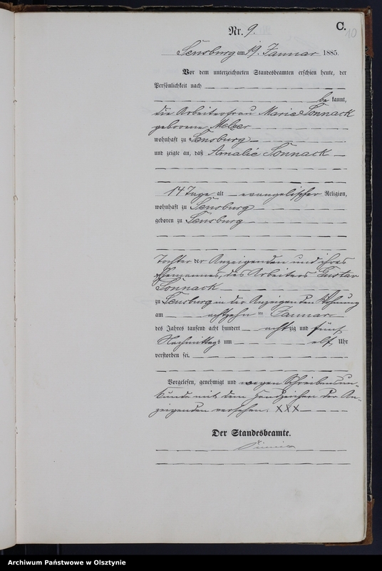 image.from.unit.number "Sterbe-Haupt-Register Nr 1 - 127"