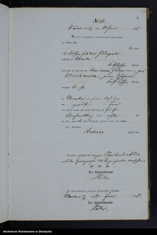 image.from.team "Urząd Stanu Cywilnego w Wielkich Bałówkach pow. nowomiejski"
