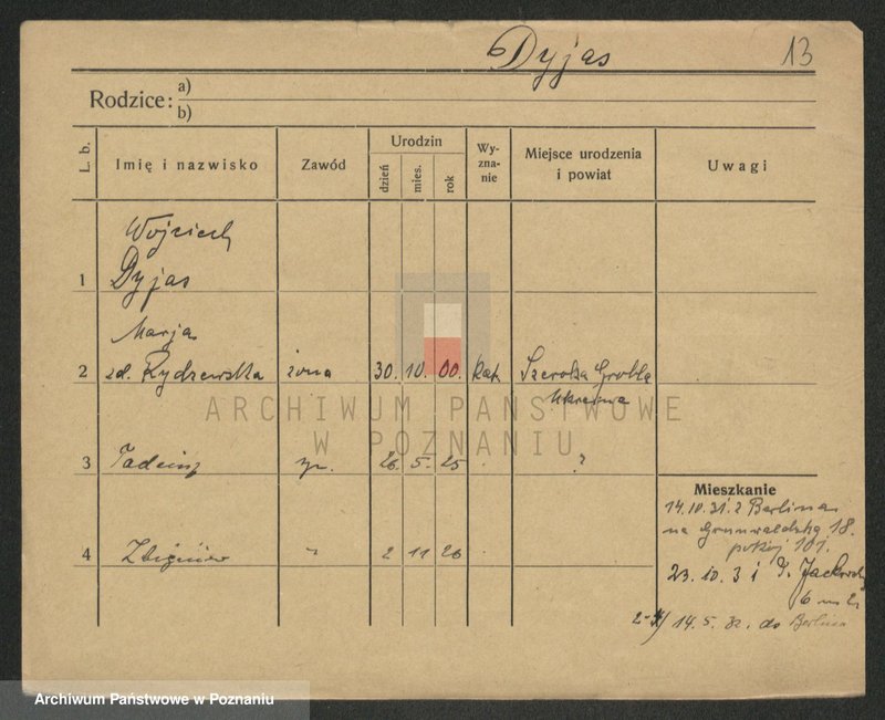 Obraz 15 z jednostki "Dygierska - Dyzman"