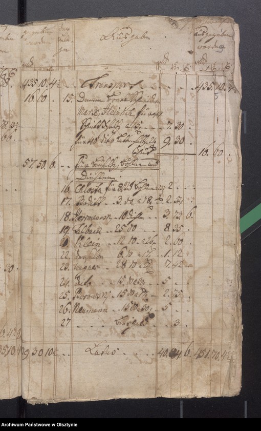 image.from.unit.number "Hospital Bau - Rechnung über Einnahme und Ausgabe Geld"