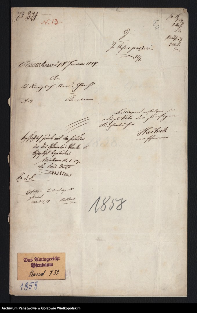 image.from.unit.number "Duplikate evangelische Kirchenbuch der Parochie Orzeszkowo"