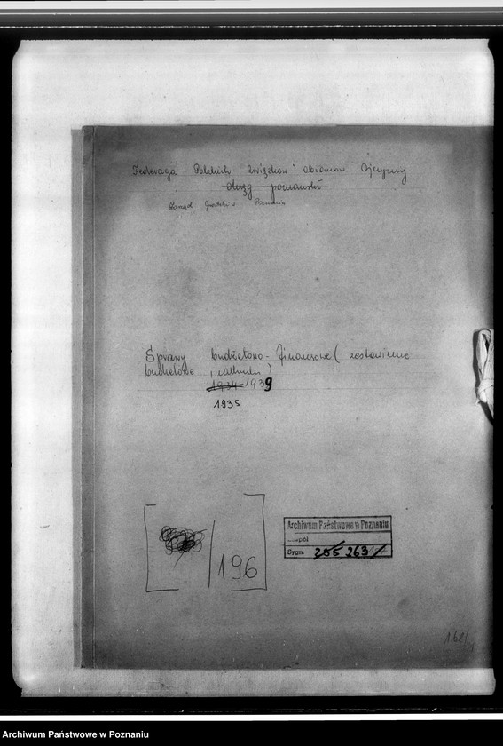 Obraz 4 z jednostki "Sprawy budżetowo-finansowe - zestawienia budżetowe, rachunki, blok kasowy, korespondencja"