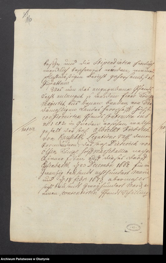 image.from.unit.number "Eisenbart [Eisenbarth], H. [Haupt] A. [Amt] Brandenburg [Pokarmin]. Acta die Qualität einiger Hufen und die Höhe des Pfandschillings"