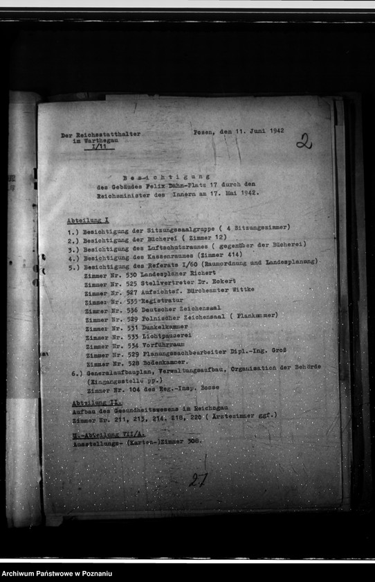 Obraz 6 z jednostki "Besichtigungsreise des Reichsministers Dr. Frick vom 15.6 - 20.6. 1942"