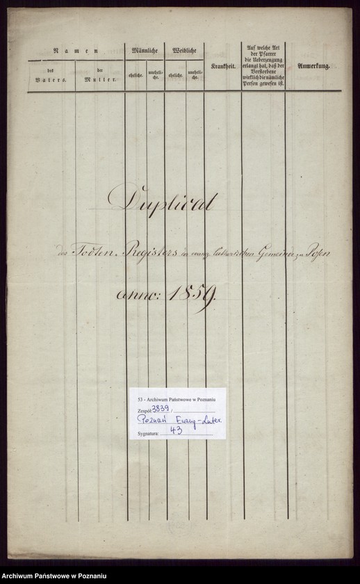 image.from.unit.number "Duplikat des Todtenregisters"