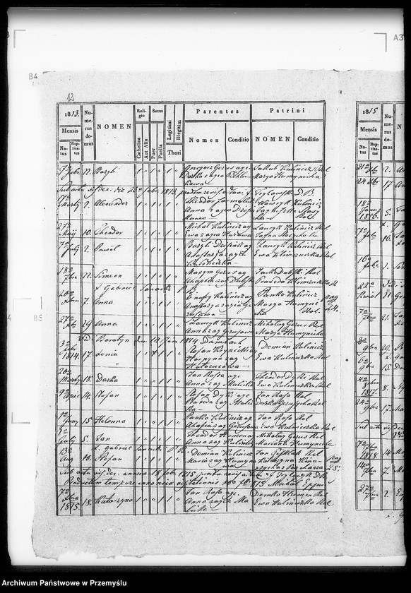 Obraz 14 z jednostki "[Kopie ksiąg metrykalnych parafii Boratyn z filią Madziarki (dekanat Bełz)]"