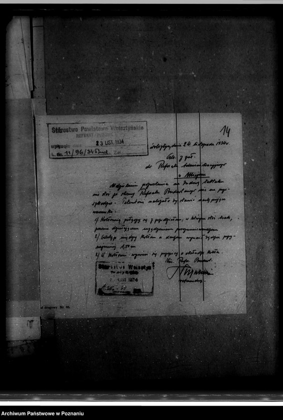 Obraz 18 z jednostki "Zatwierdzenie zakładu przemysłowego /tartaku/ Aleksego Fuhrmanna w Nowejwsi powiat wolsztyński"