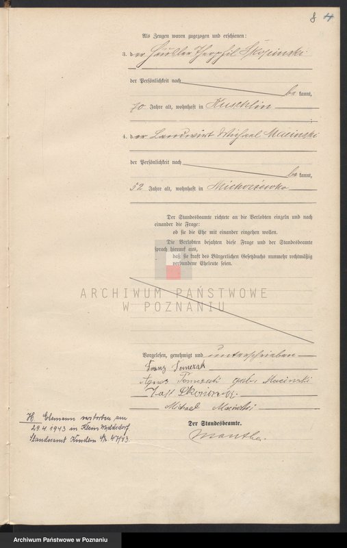 Obraz 11 z jednostki "Heiraths-Haupt-Register"