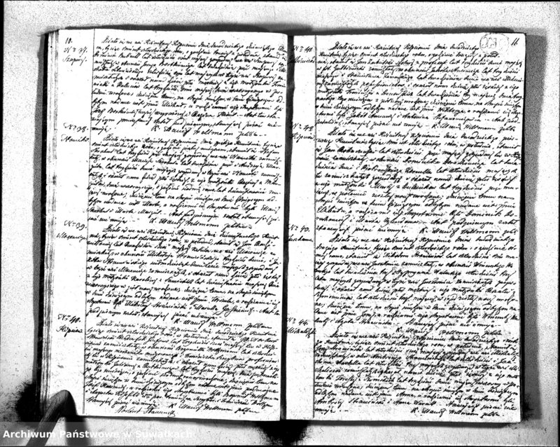 image.from.unit.number "Duplikat Aktów Urodzonych, Zaślubionych i Zeszłych Urzędnika Stanu Cywilnego Rzymsko-Katolickiego Kościoła Obrzędu Łacińskiego Parafii Kopciowskiey z Roku 1840"