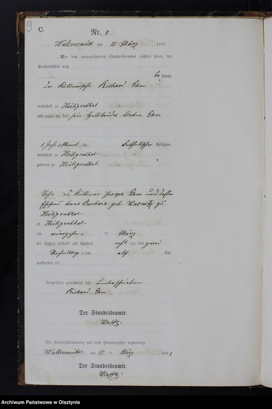 image.from.unit.number "Sterbe-Neben-Register Nr 1 - 46"