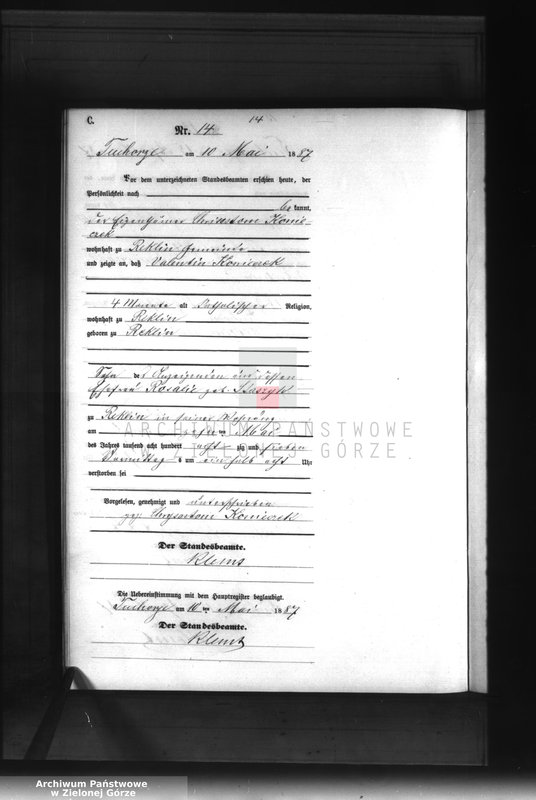 Obraz 17 z jednostki "Sterbe-Neben-Register"
