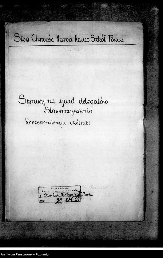 Obraz 4 z jednostki "Korespondencja, okólniki"