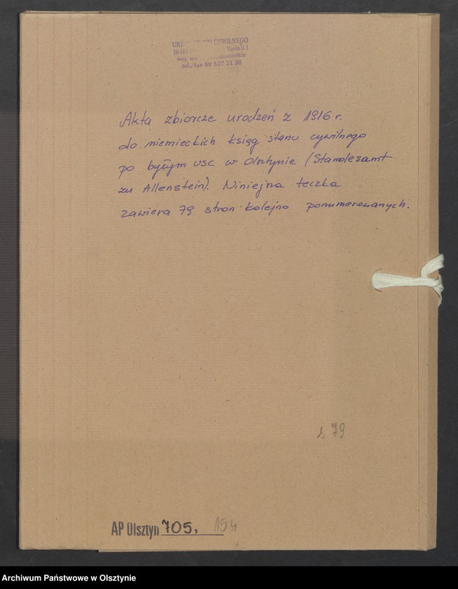 image.from.unit.number "Akta zbiorcze urodzeń z 1916 roku"