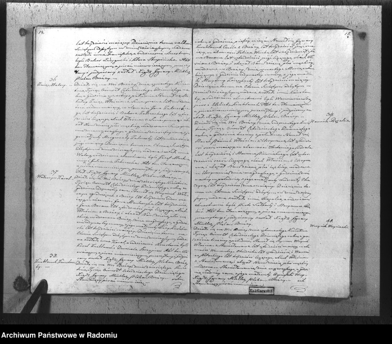 Obraz 10 z jednostki "Duplikat urodzonych, zaślubionych i umarłych parafii Brzóza na rok 1849"