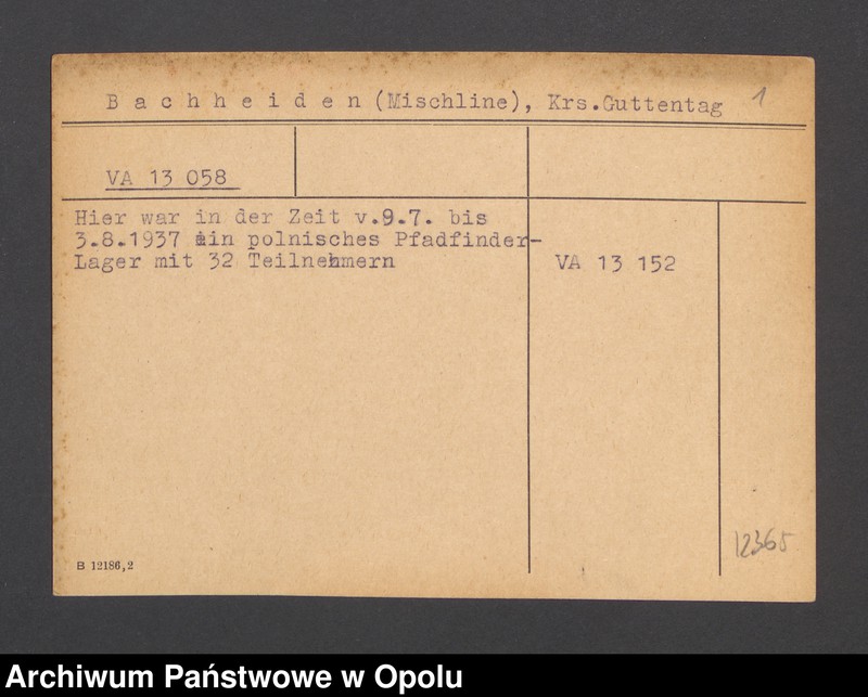 Obraz 3 z jednostki "Bachheiden (Mischline), Kr. Guttentag"