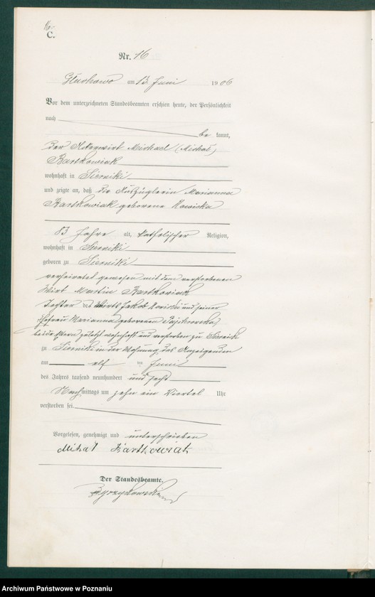 Obraz 18 z jednostki "Sterbe-Haupt-Register"