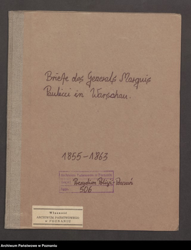 Obraz 2 z jednostki "Briefe des Generals Marquis Paulicci in Warschau"